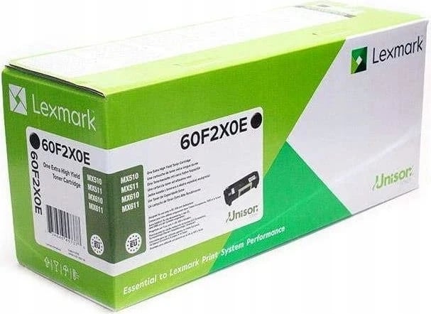 Toner Lexmark 602X, Origjinal, Zi