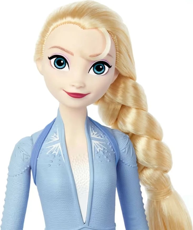 Kukull Elsa Frozen Mattel JDX54, 30 cm, me muzikë, kaltër