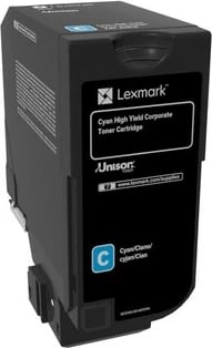 Toner Lexmark 74C2HCE, 12000 faqe, Cyan