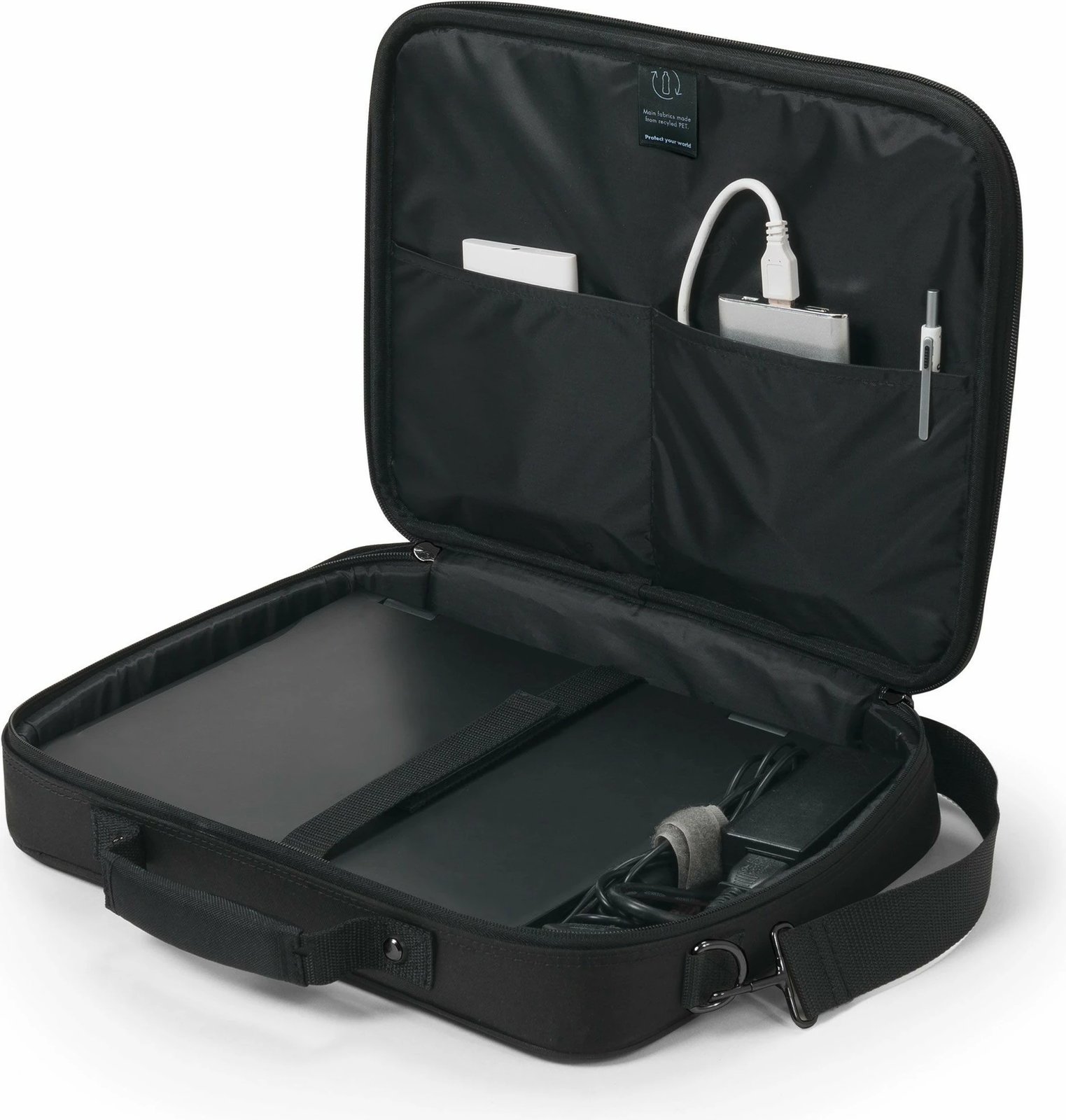 Çantë laptopi DICOTA Eco Multi BASE, 15.6", rrip shpatullash, e zezë