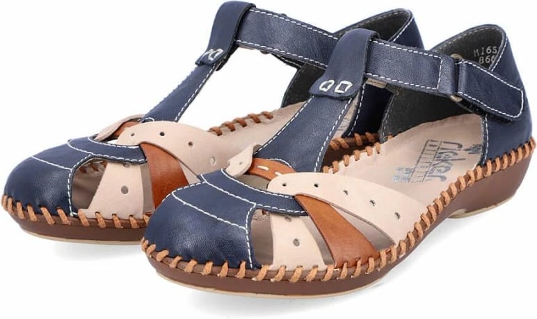 Sandale për femra Rieker, blu marine