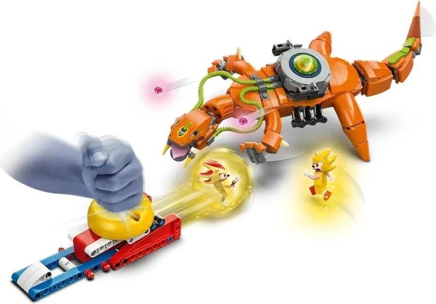 Set LEGO Sonic the Hedgehog 77003, Super Shadow vs. Biolizard