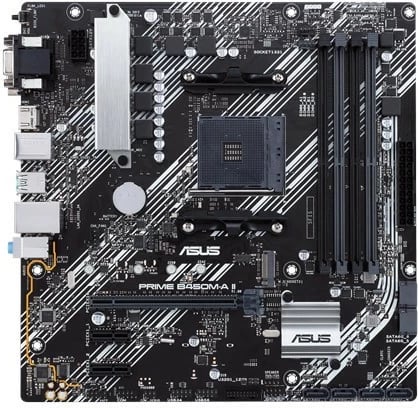 Pllakë amë Asus PRIME B450M-A II, micro ATX, Socket AM4, DDR4, M.2, e zezë