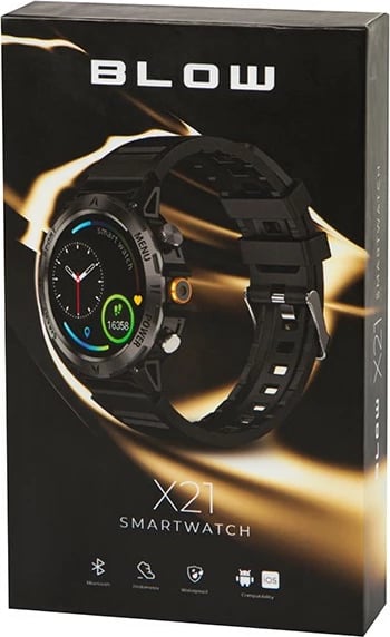 Smartwatch BLOW X21, Bluetooth, 1.75", 330mAh, i zi