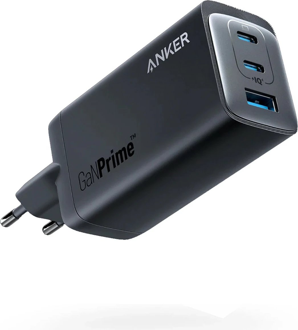 Karikues universal Anker 737, 120W, 3 porta, USB-C/USB-A, zi