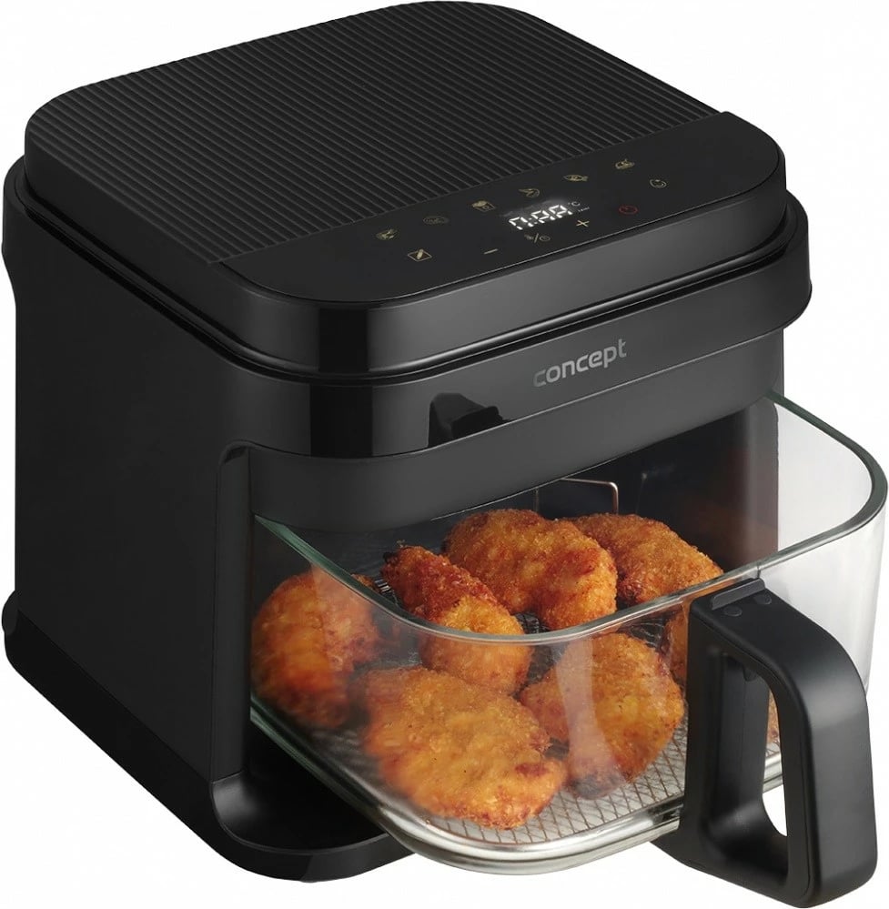 Fritezë me ajër të nxehtë Concept FR5500, 5.5L, e zezë
