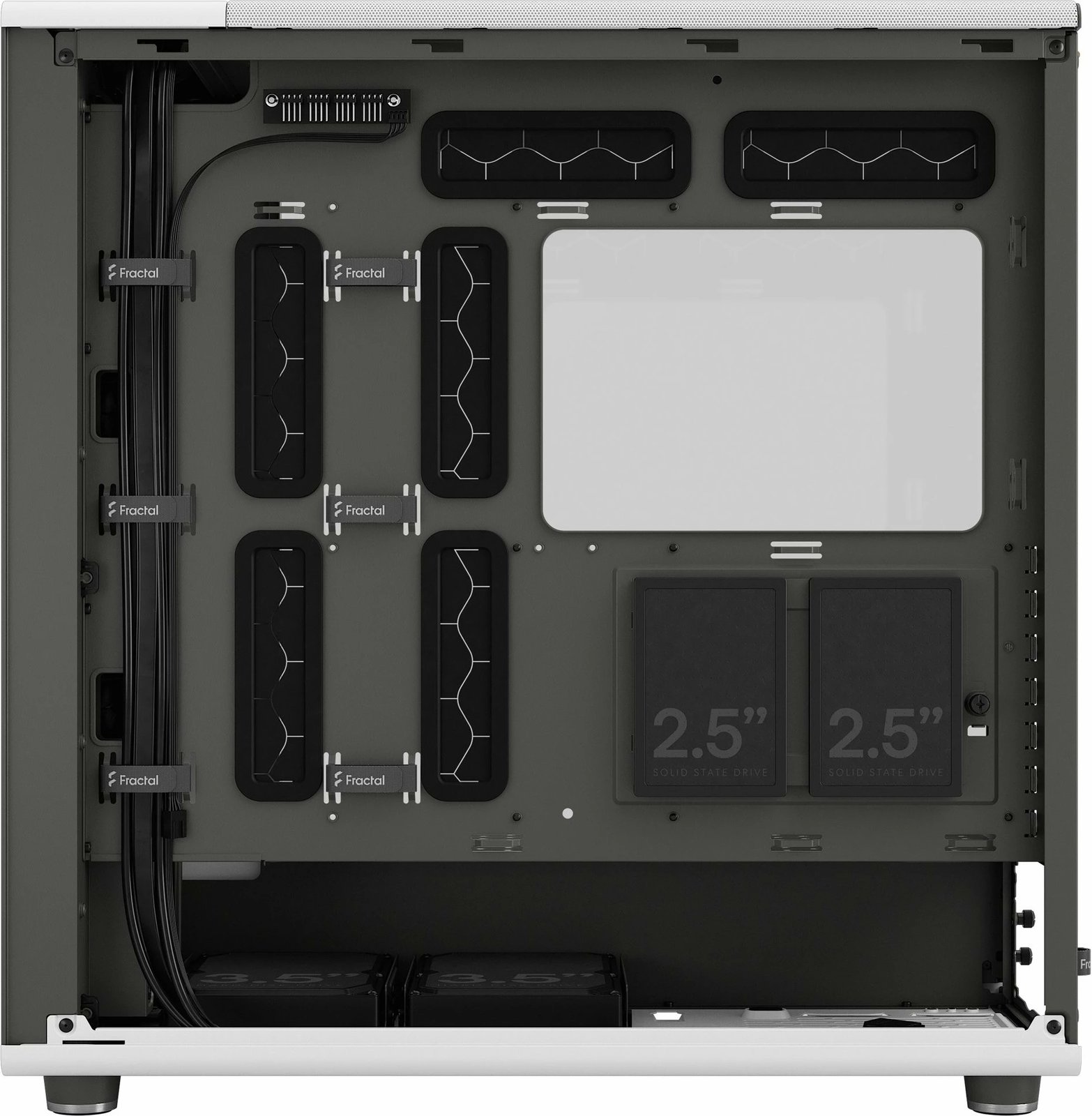 Kasë Fractal Design FD-C-NOR1X-04, Midi Tower, PC, White, ATX, EATX, micro ATX, Micro-ITX Kasë Fractal Design FD-C-NOR1X-04, Midi Tower, PC, White, ATX, EATX, micro ATX, Micro-ITX