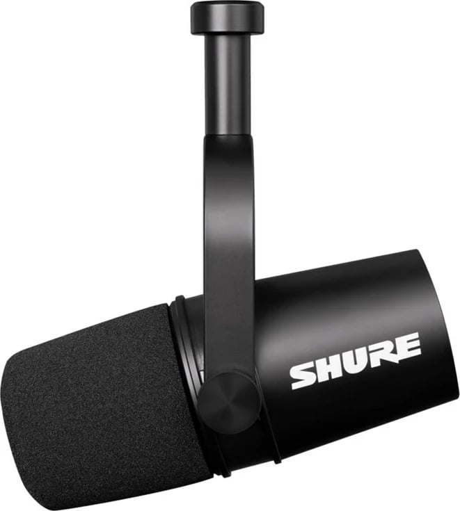 Mikrofon studio SHURE MV7X, dinamik, XLR/USB, i zi