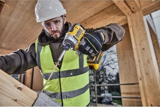 Makine goditëse DeWalt DCF860N-XJ, 18V, brushless, 1.1 kg, verdhë/zezë