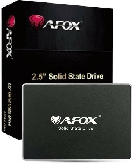 SSD AFOX SD250-512GQN, 512GB, 2.5 inç, SATA III, e zezë