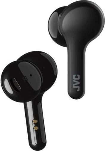 Kufje wireless JVC HA-A8T, true wireless, Bluetooth, të zeza