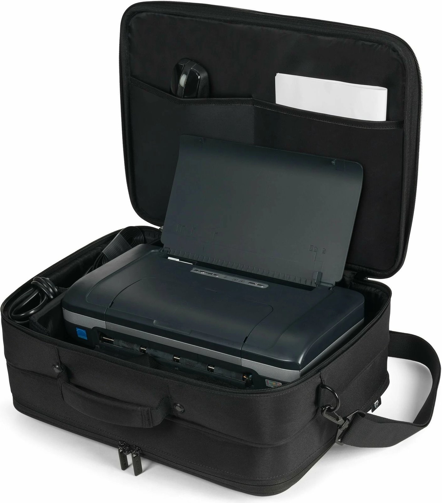 Çantë DICOTA D32032-RPET, 16", rrip shpatullash, e zezë