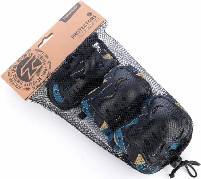 Set mbrojtës për fëmijë Tempish, bardhë e zi