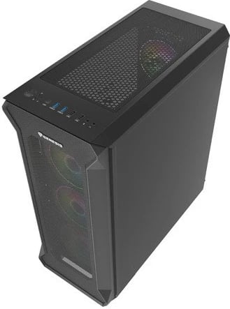 Kasë Genesis Irid 505 V2 ARGB, Midi Tower, 4x ARGB fan, ATX/Micro ATX/Mini ITX, e zezë