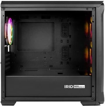 Kasë GENESIS IRID 503 ARGB, Micro Tower, E zezë