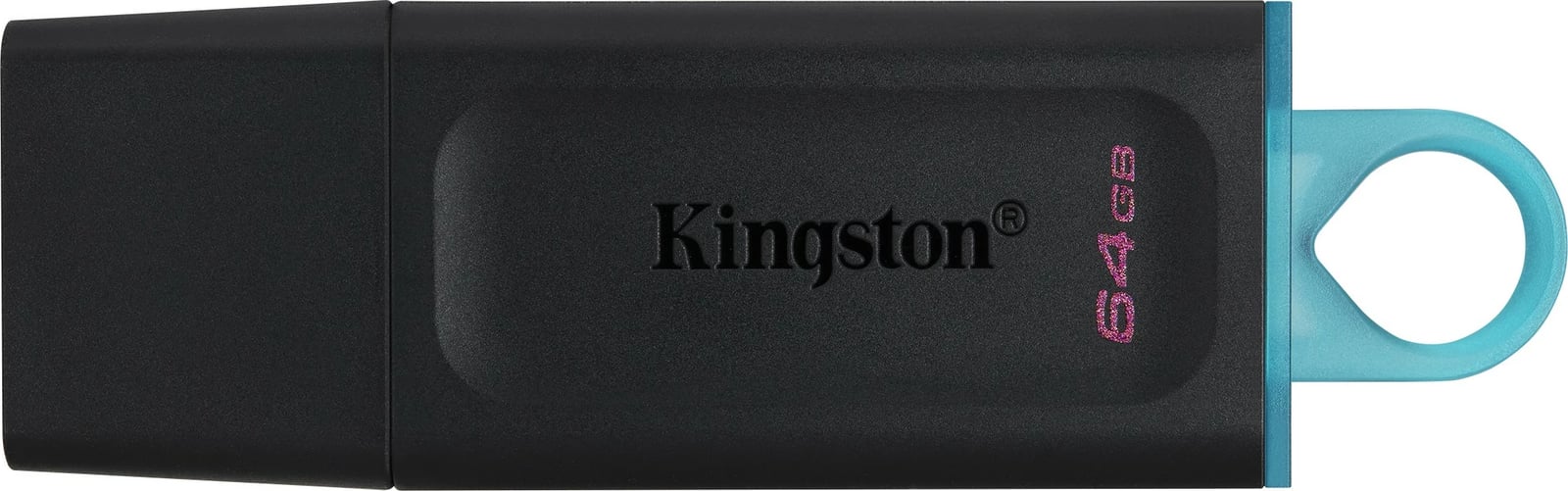 USB 3.2 Flash Drive Kingston DataTraveler Exodia, 64 GB, USB Type-A, Black, Turquoise