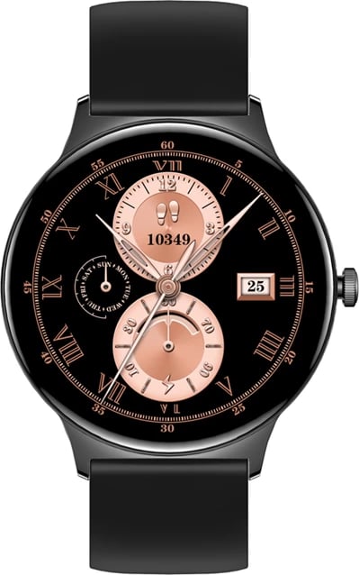 Smartwatch, Colmi, V89, ekran 1.43" AMOLED 466×466, thirrje Bluetooth, IP67, Android/iOS, e zezë