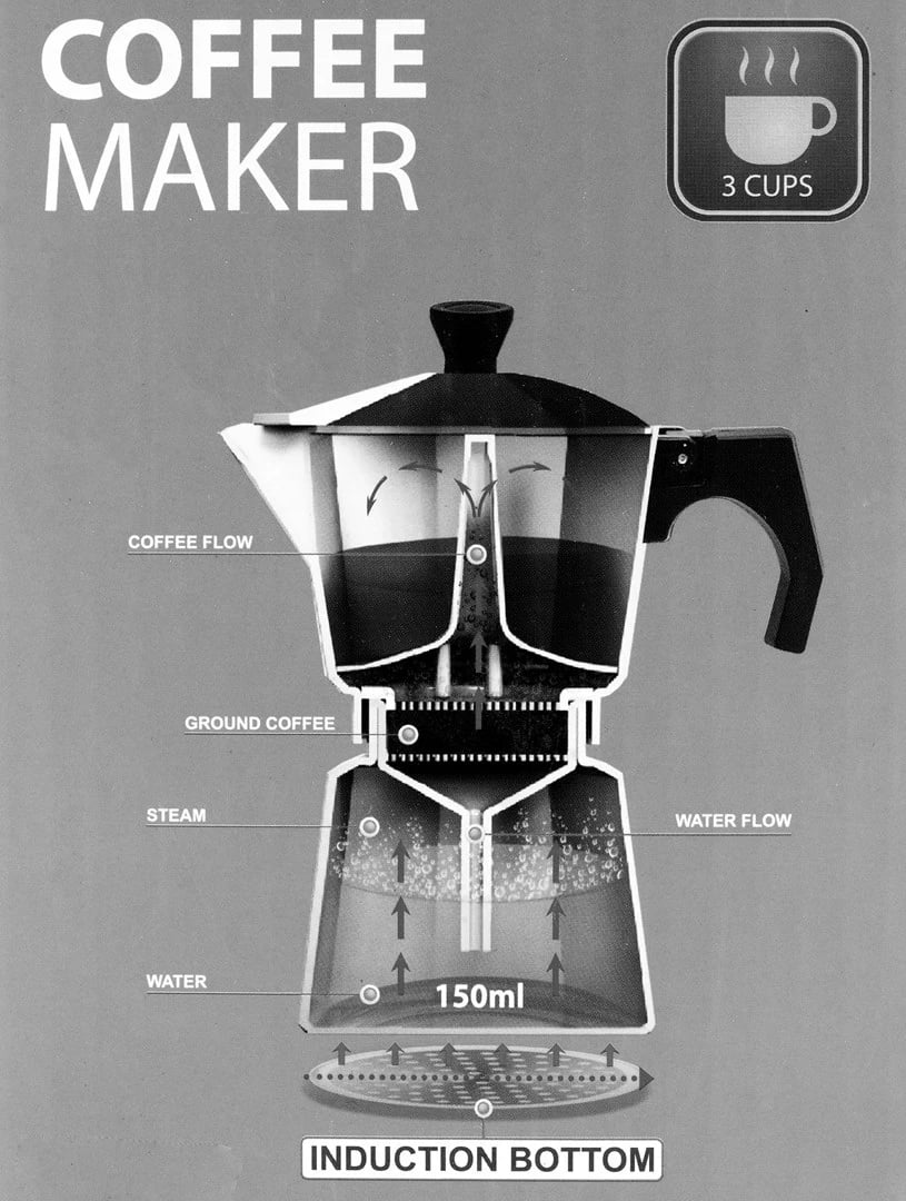 Makina për kafe për 6 filxhanë MR-1667-6 MAESTRO