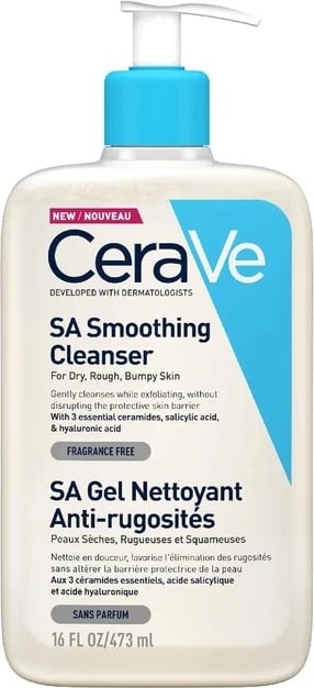 Xhel pastrues trupi CeraVe SA Smoothing Cleansing, 473ml