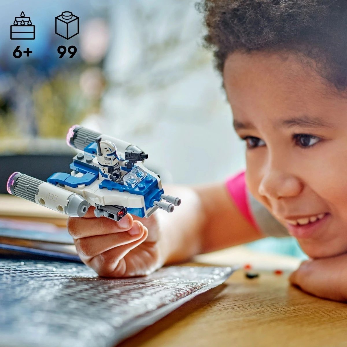 Set LEGO Star Wars Microfighter Y-Wing Captain Rex 75391, 99 pjesë, plastikë