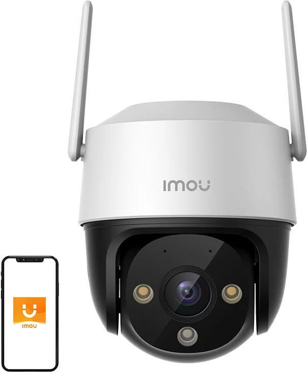 Kamerë sigurie IP IMOU Cruiser SE+ 3MP, Wi-Fi, rrotulluese, e bardhë/zezë, për jashtë