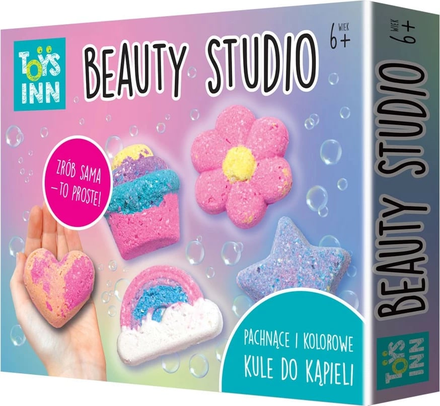 Set kreativ Stnux Beauty Studio Bath Bombs, për vajza, Multikolor