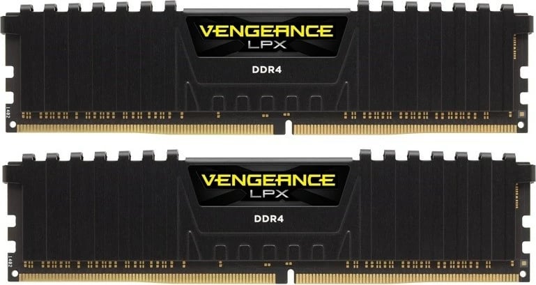 RAM Memorje Corsair Vengeance LPX, 16GB (2x8GB), DDR4, 3200MHz, CL16, E zezë