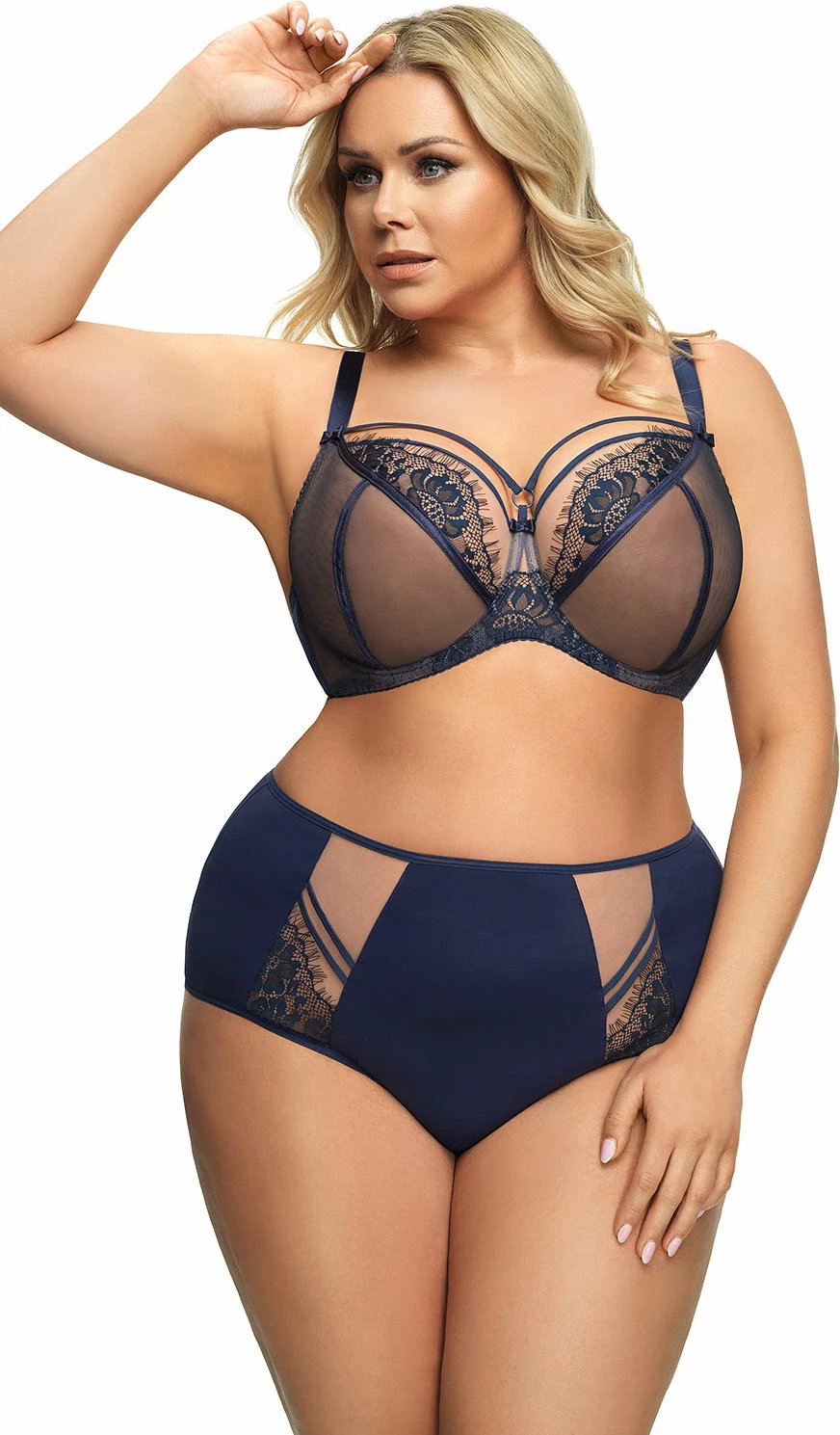 Sutjenë Gorsenia Lingerie Paradise K496, e kaltër