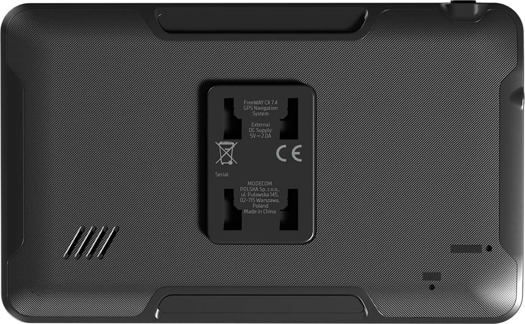 Navigacion GPS MODECOM FreeWAY CX 7.4 me iGO Navigation për kamion, 16 GB, E zezë