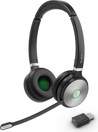 Kufje Yealink WH62, Wireless, 20 - 20000 Hz, Zezë, Gri