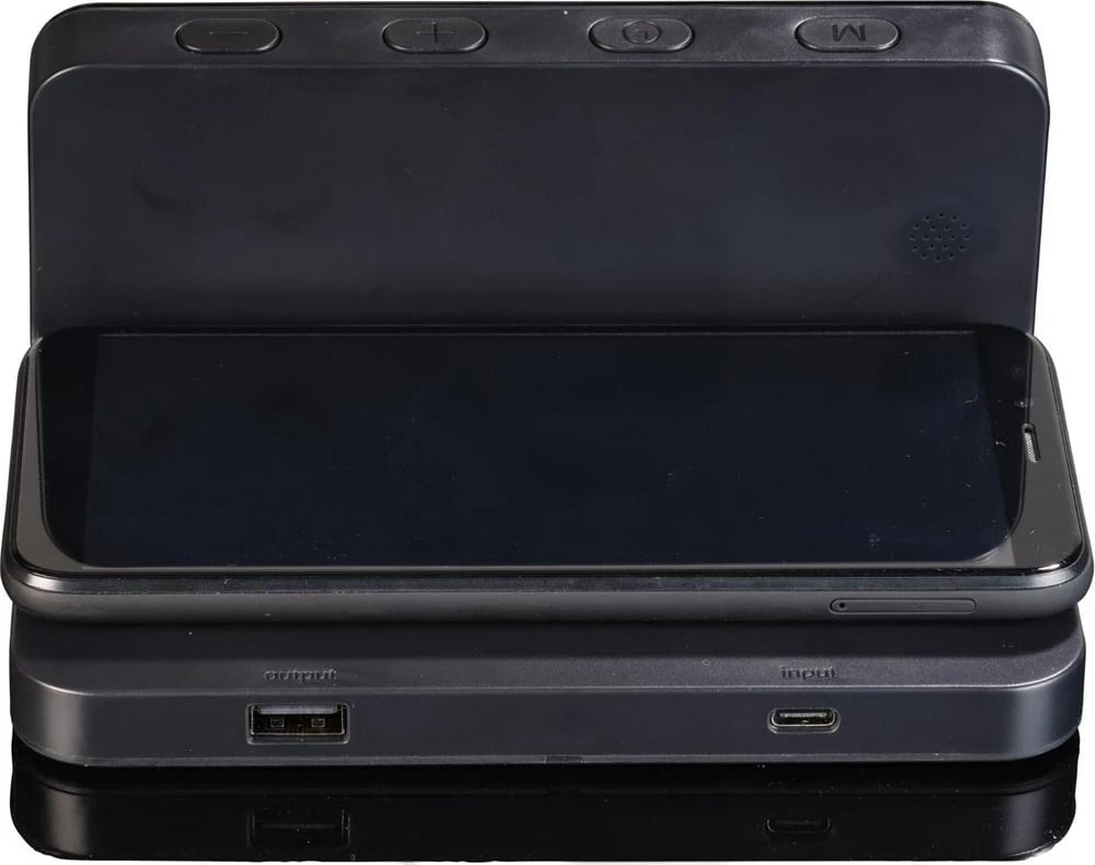 Ora digjitale Denver ECQ-103MK2, LED, USB, e zezë