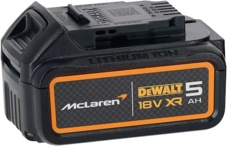 Makine shpuese/vidëzuese DeWalt MCLAREN DCD85MP2T, 18V, 5Ah, me 2 bateri, e verdhë/zezë, me valixhe