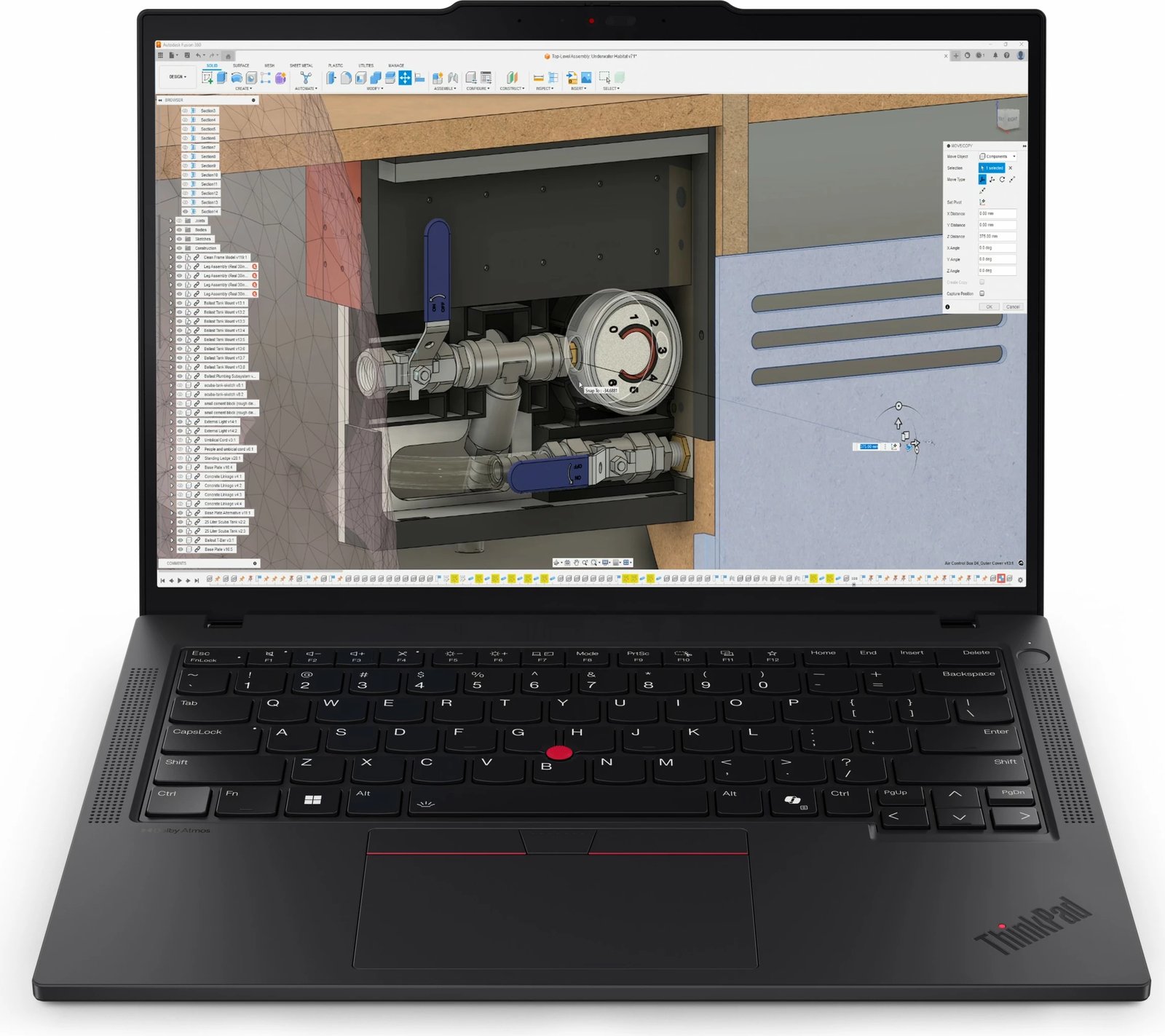 Kompjuter Lenovo ThinkPad P14s AMD G6, Ryzen AI 9 HX Pro 370, 64GB RAM, 1TB SSD, 14 inç, e zezë