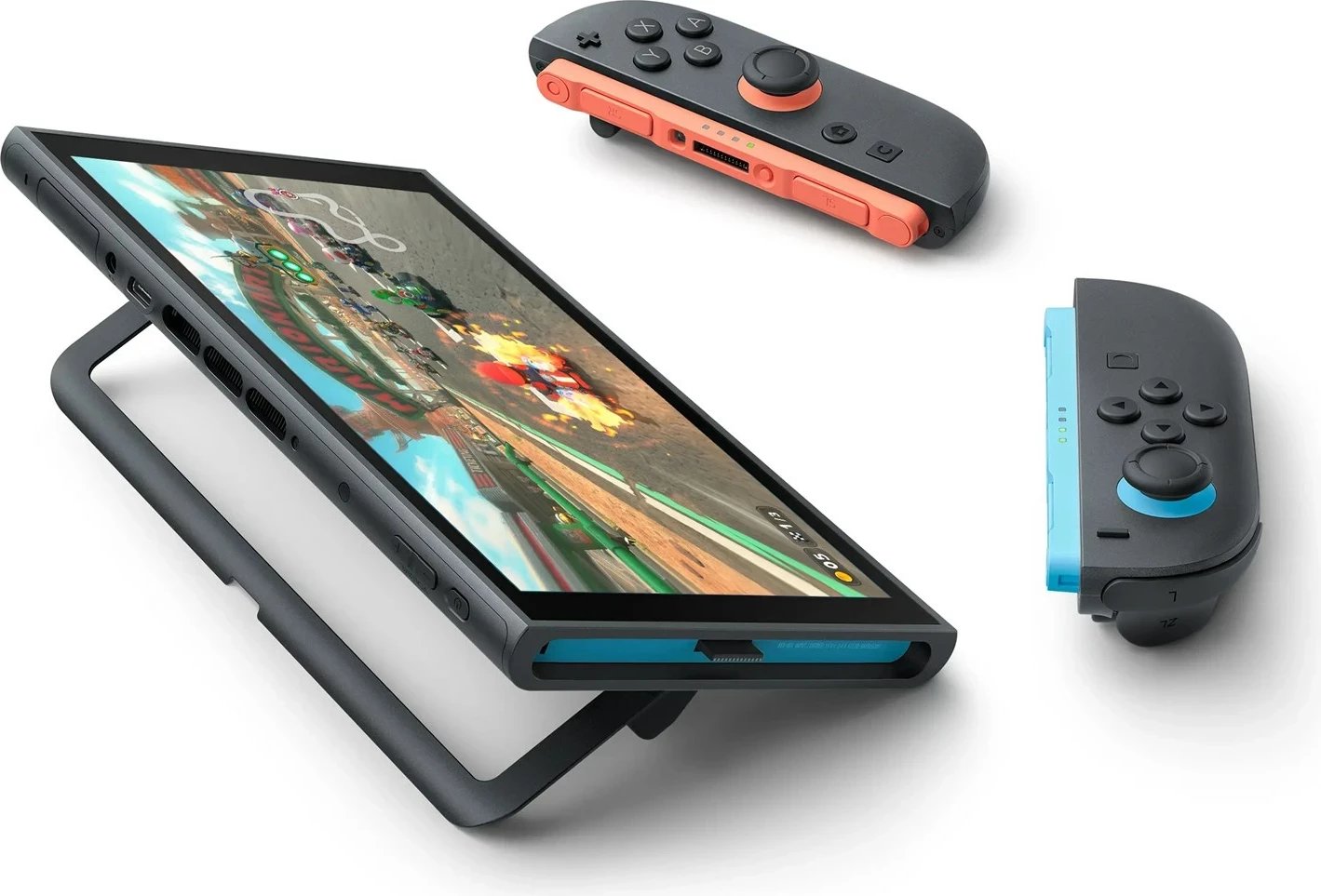 Konzolë portabile Nintendo Switch 2 me Mario Kart World, 256 GB, Ekran 7.9", e zezë