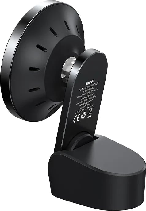 Mbajtës magnetik me karikues wireless Baseus WXJN-01 për iPhone 12/13, 15W, i zi