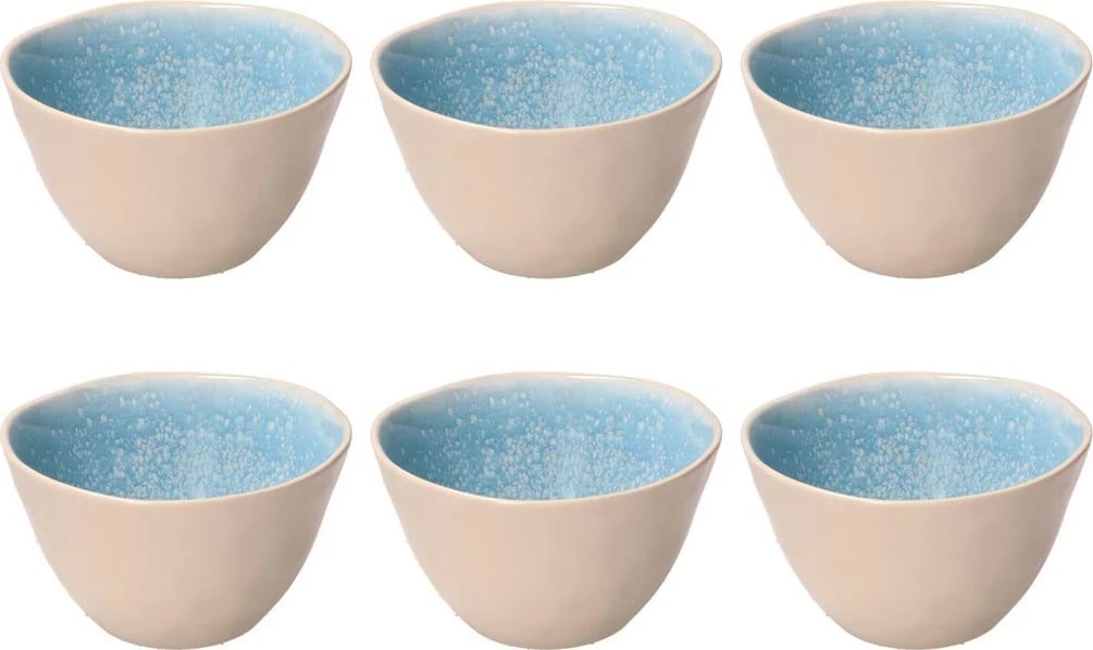 Set i 6 tasave të vegjël Rose&Tulipani Concerto Fuse, 12 cm, Blu