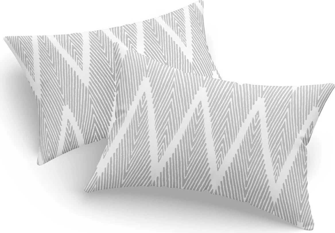 Set këllëfësh jastëku (2 copë), L'essentiel, Olivia, ngjyrë gri