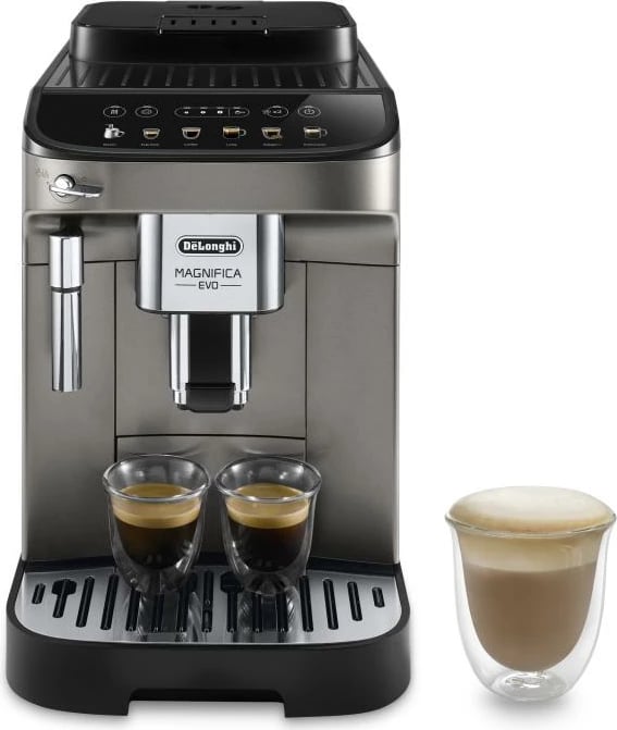 Makinë kafeje, DeLonghi Magnifica Evo ECAM 290.42.TB, 15 bar, depozitë uji 1.7–2.1 L, kokrra kafeje, e zezë