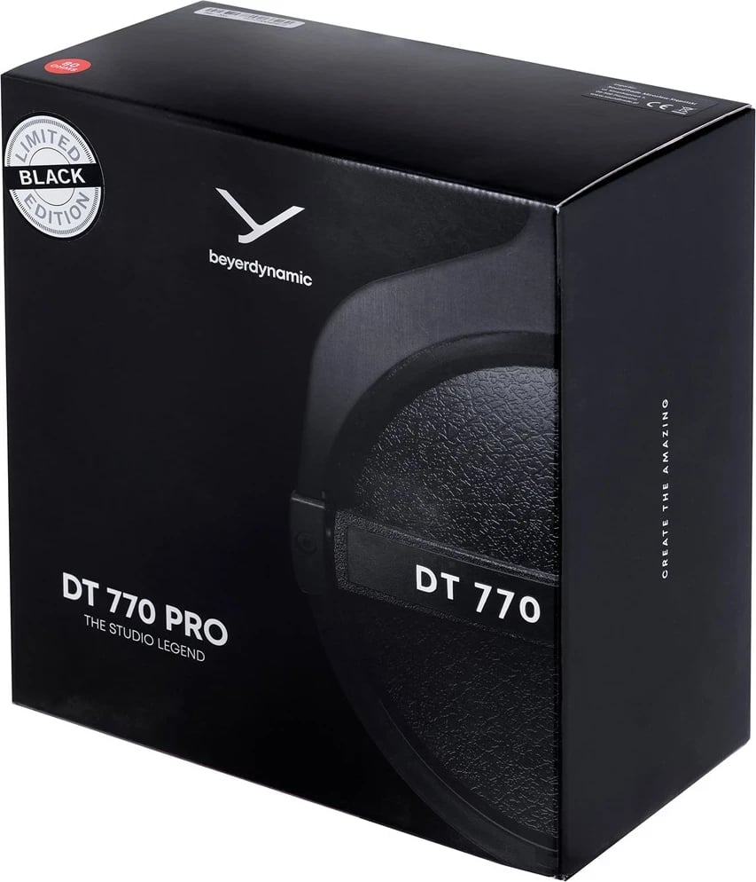 Kufje studio Beyerdynamic DT 770 Pro 80 Ω Black Limited Edition