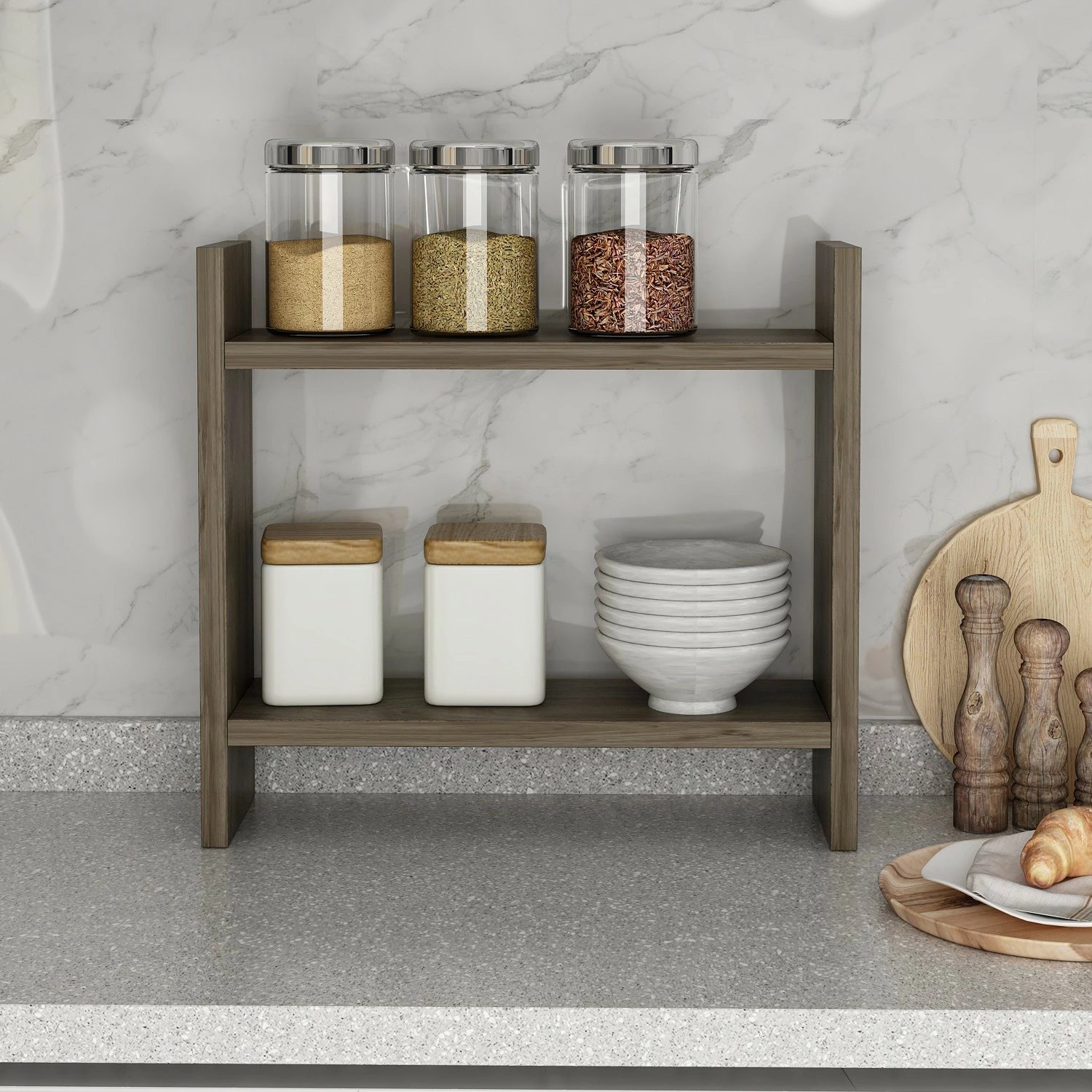 Raft kuzhine Hanah Home, Denver, ngjyrë arre