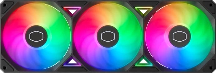 Kasë ventilator Cooler Master SickleFlow Edge 360 ARGB, i zi, set prej 3 copë
