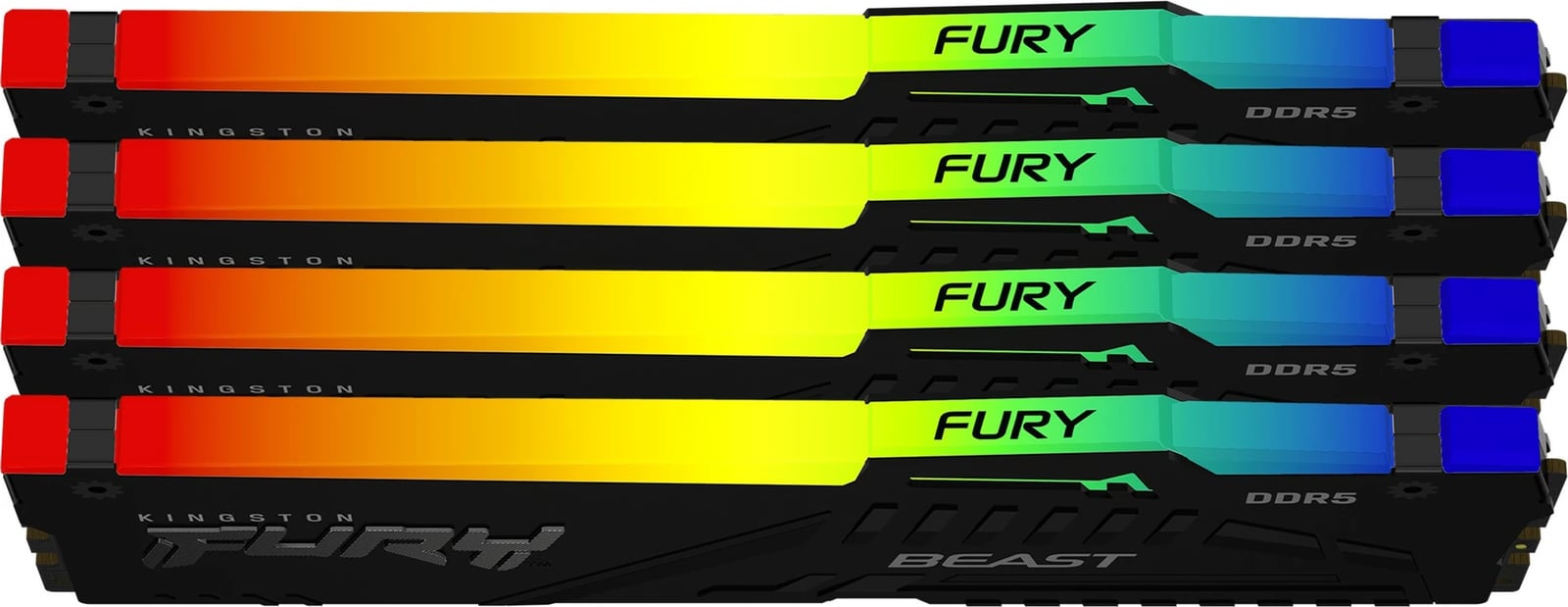 RAM Memorje Kingston FURY Beast 64GB (4x16GB) DDR5 6000MT/s CL40 RGB