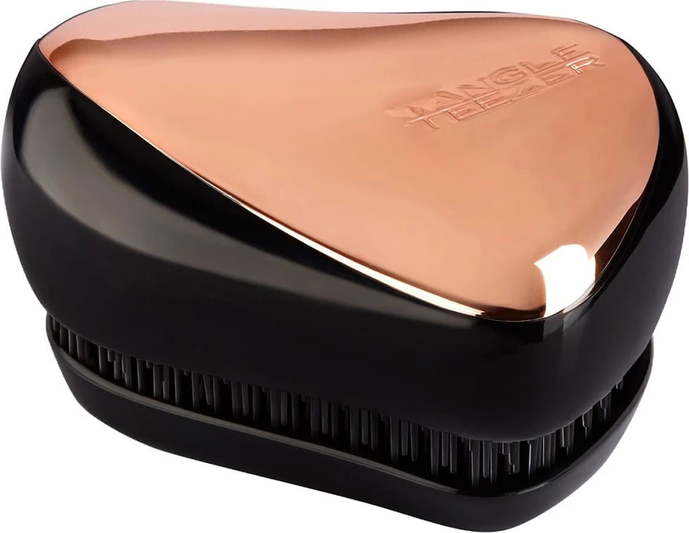 Furçë flokësh për femra Tangle Teezer Compact Styler Rose Gold Black, 1 copë