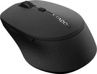 Maus wireless RAPOO M300 Silent, 7 butona, gri e errët