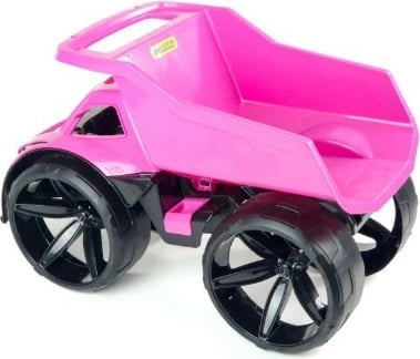 Kamion basculues lodër, Wader, Maximus 64060, 59 cm, plastikë, rozë