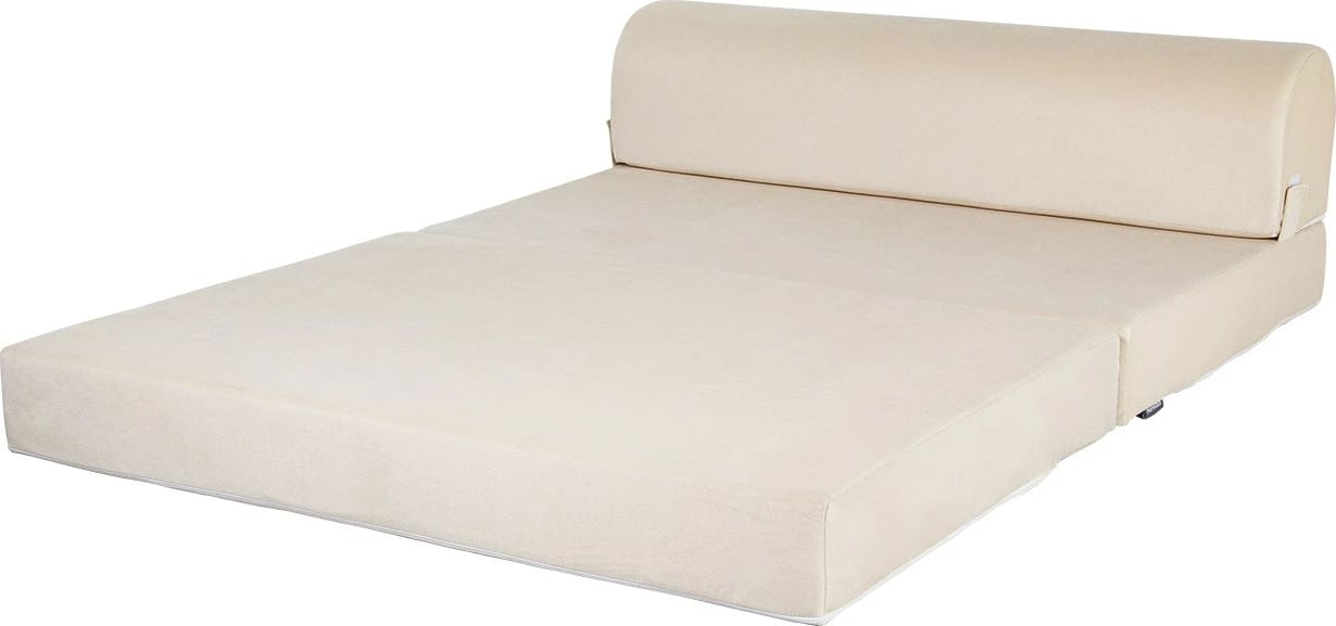 Divan-krevat dy ulëse, kadife bezhë, Atelier del Sofa, Magic