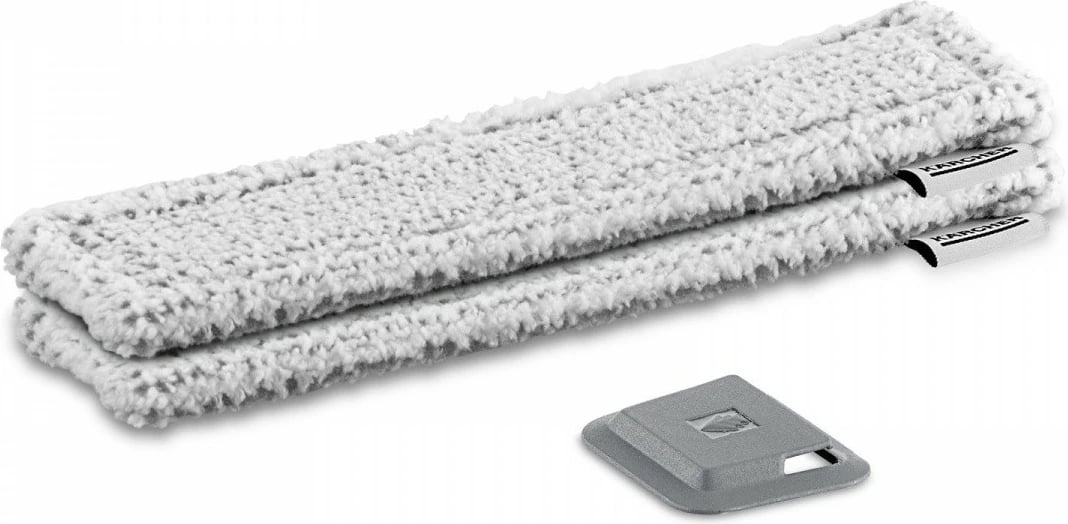 Pad mikrofibër për dritare Karcher 2.633-131.0, Gri, set 2 copë