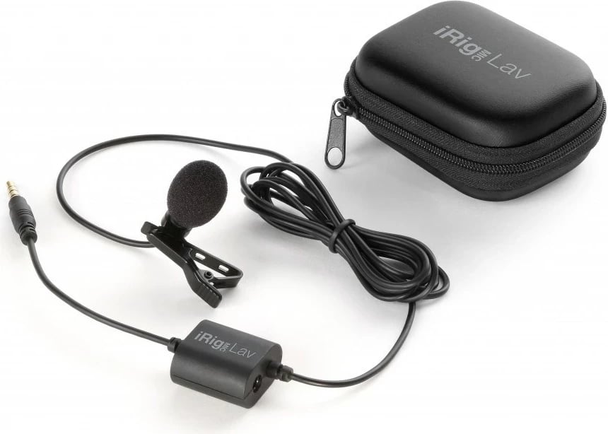 Mikrofon me kapëse IK Multimedia iRig Mic Lav, i zi