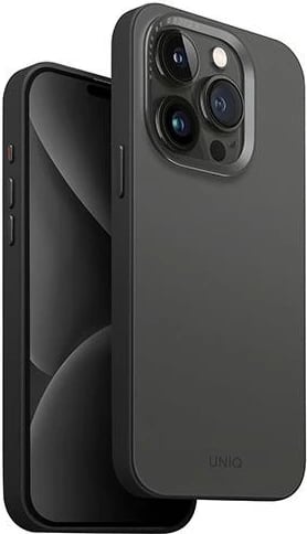 Mbështjellës UNIQ Lyden DS për iPhone 15 Pro 6.1", MagClick, gri e zezë