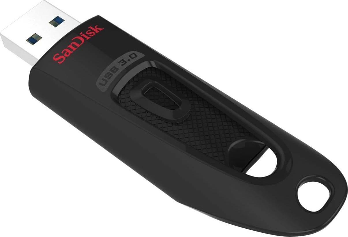 USB SanDisk Ultra 16 GB, USB Type-A, 3.2 Gen 1, 100 MB/s, Slide, E zezë